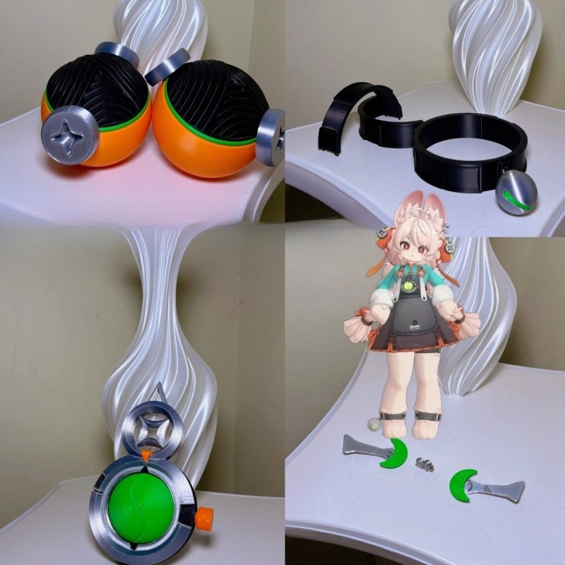3D Printing Zone - ชุดคอสเพลย์ Zhao จากเกม Zenless Zone Zero