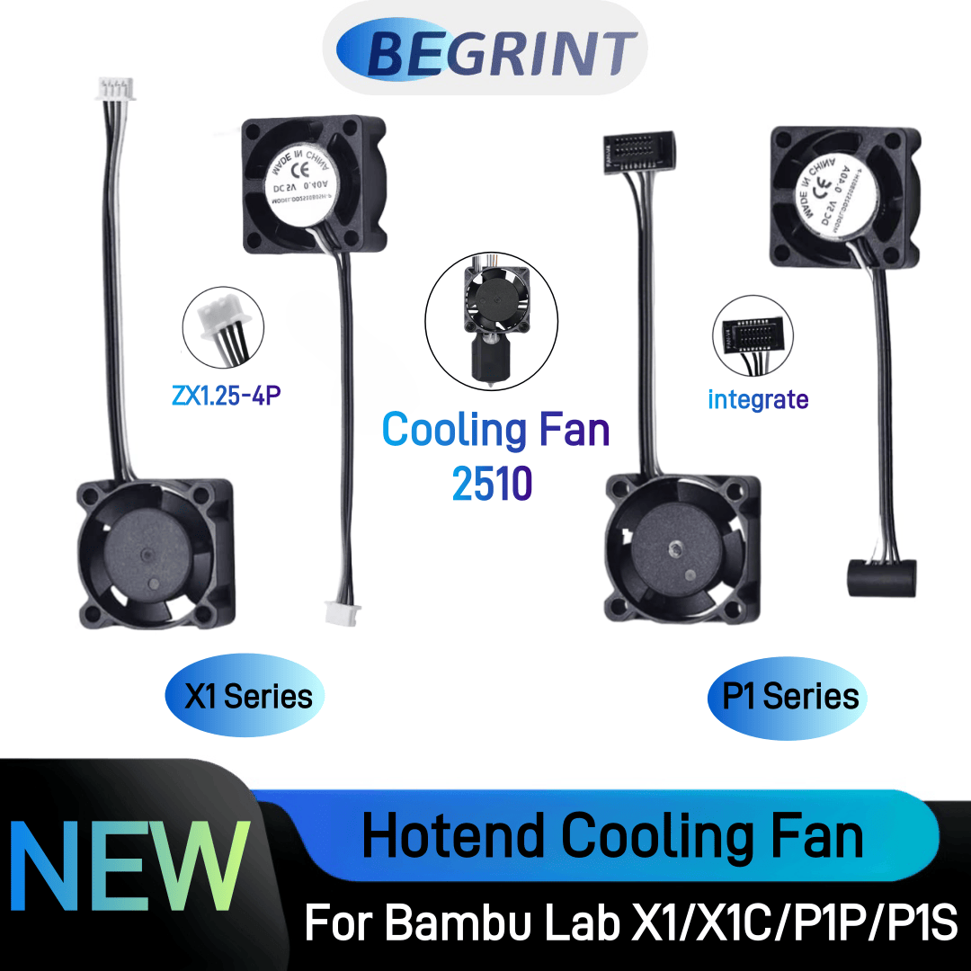 3D Printing Bambu Lab A1 - พัดลม 2510 สำหรับ Bambu Lab X1/P1