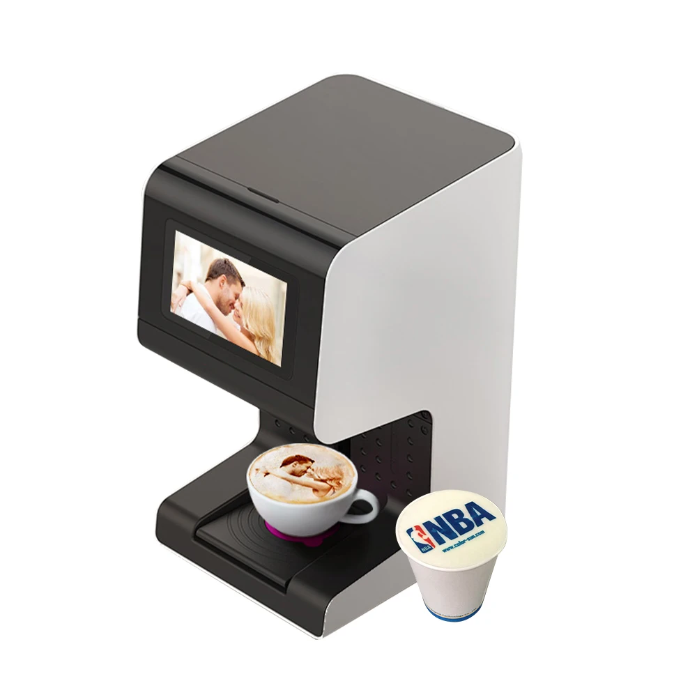 3D Printing Cafe - เครื่องพิมพ์กาแฟ 3 มิติ อัตโนมัติ สำหรับร้านกาแฟ ใช้หมึกกินได้