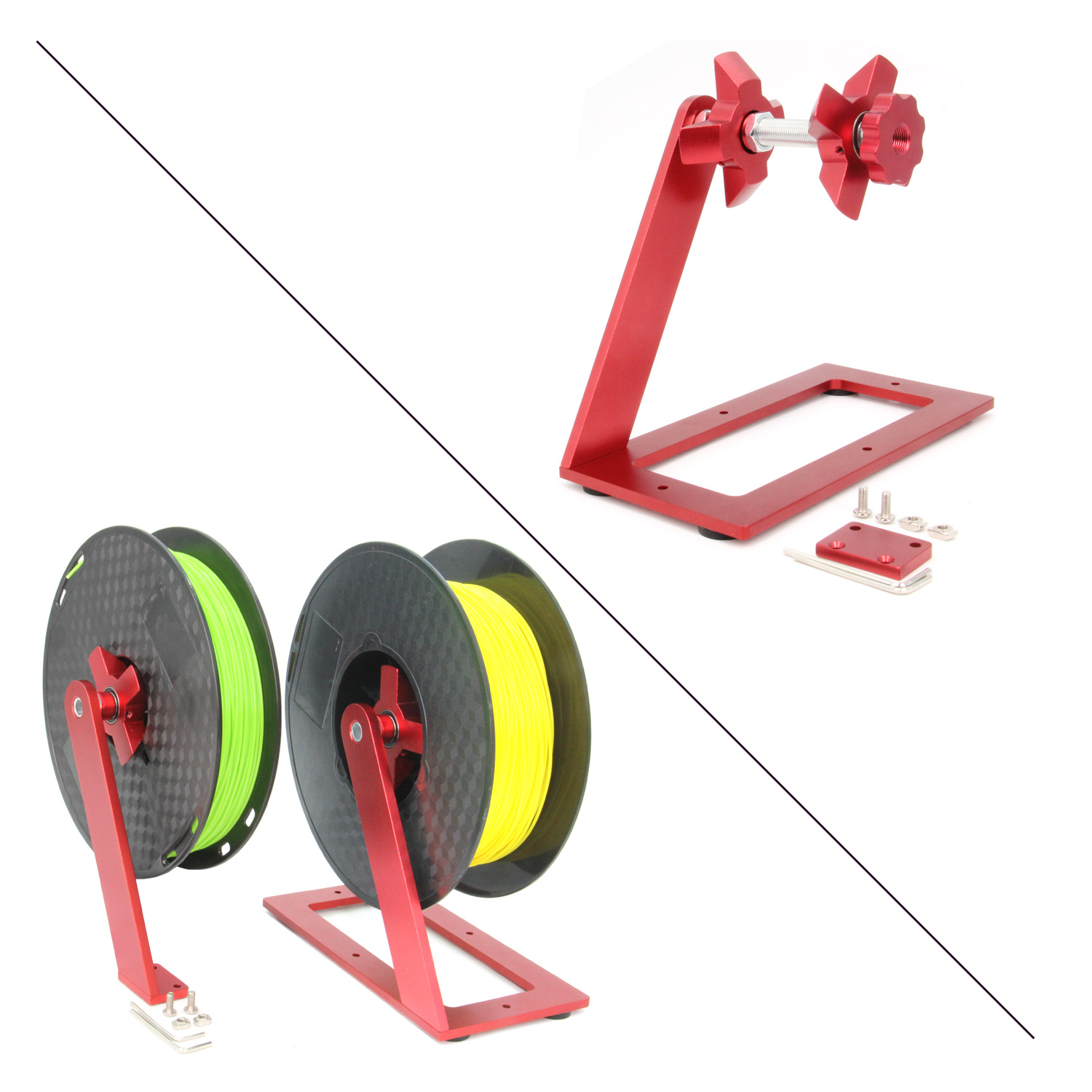 Abs Filament Spool - 3D เครื่องพิมพ์ผู้ถือหมุน Spool Filament Rack Bracket