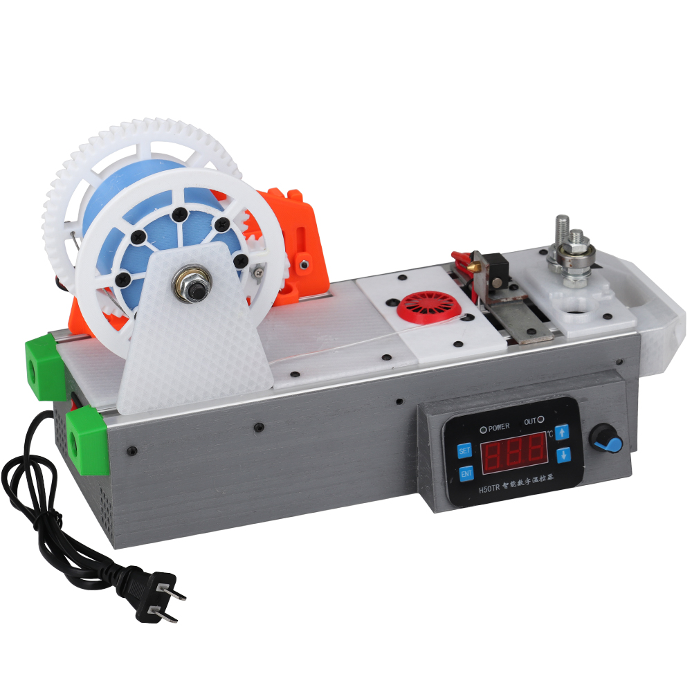 3D Printing Filament - เครื่องทำเส้นพลาสติกสำหรับพิมพ์ 3 มิติจากขวด PET เครื่องอัดเส้นพลาสติกแบบตั้งโต๊ะ ขนาด
