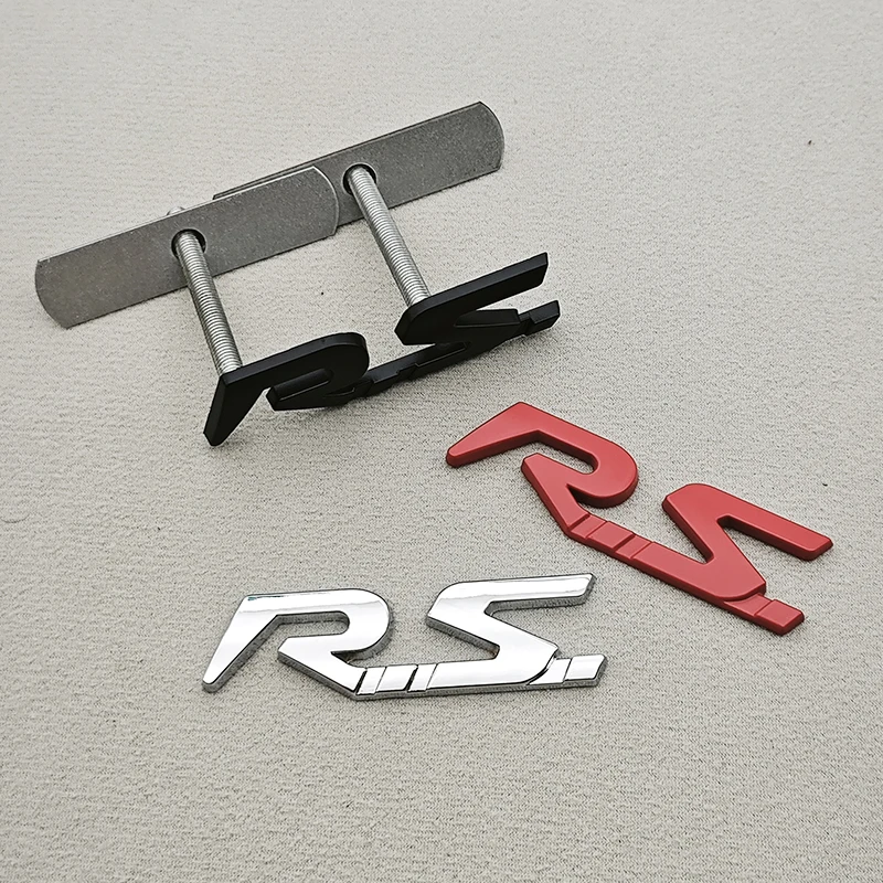 3D Printing Online - โลโก้ RS แบบ 3 มิติ สำหรับติดท้ายรถ