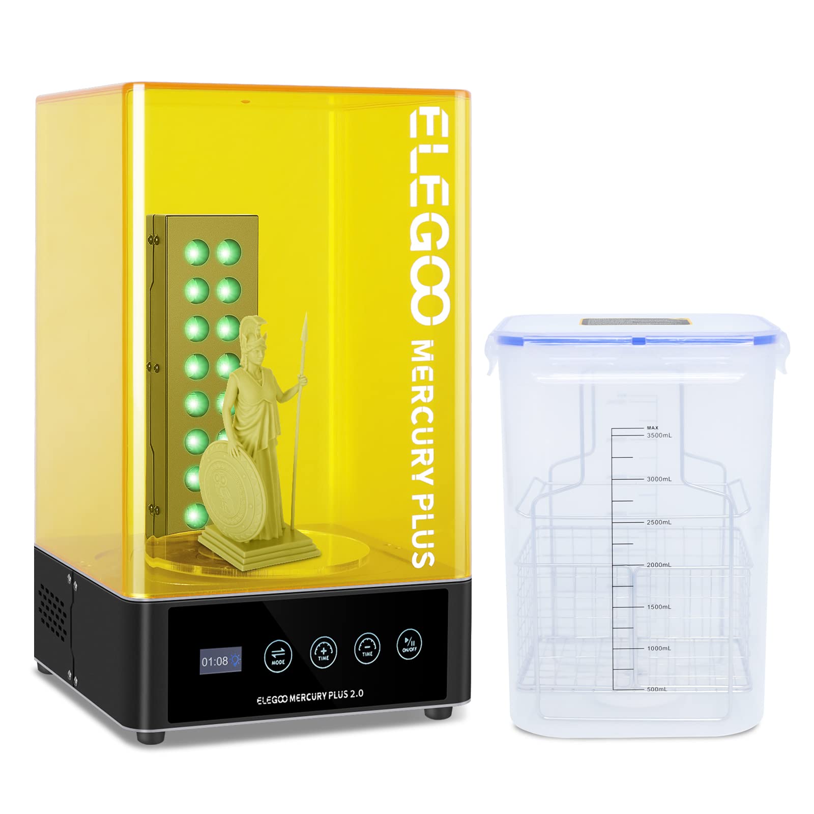 3D Printing Model - เครื่องล้างและอบแห้ง ELEGOO Plus 2.0 สำหรับเรซิ่น ใช้กับเครื่องพิมพ์