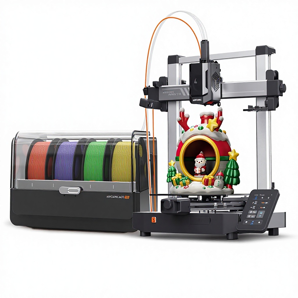 3D Printing Filament - การพิมพ์หลากสีอัจฉริยะสำหรับเครื่องพิมพ์สามมิติ Kobra 3 V2 Combo ความเร็วในการพิมพ์