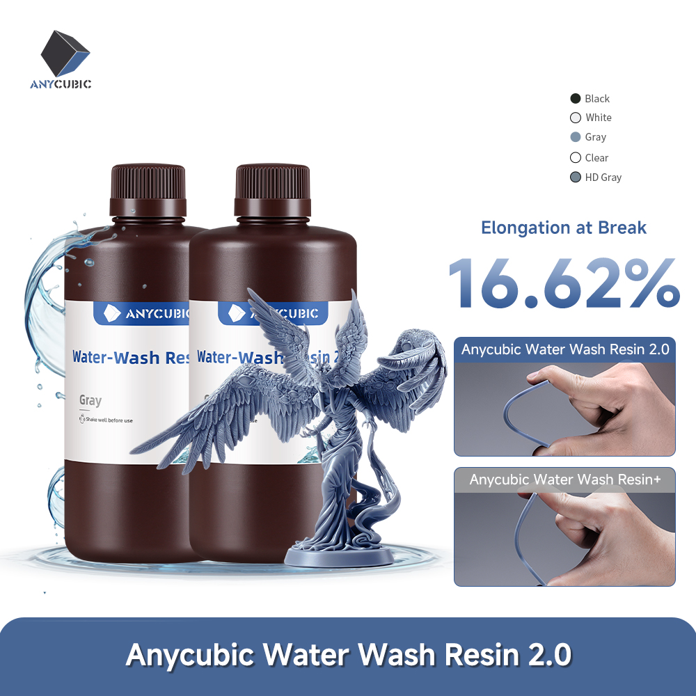 3D Printing House Machine - ANYCUBIC น้ํา-ล้างเรซิ่นสําหรับ LCD 3D เครื่องพิมพ์ความแม่นยําสูงกลิ่นต่ําความหนืดต่ํา 3D