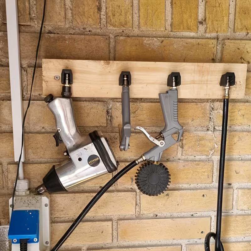 3D Printing Holder - ชุดที่แขวนเครื่องมือลมแบบติดผนัง 4 ชิ้น ผลิตด้วยเทคโนโลยี 3 มิติ