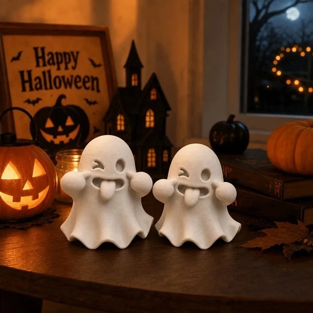 รูปปั้นผีฮาโลวีนสุดขี้เล่น พร้ - 3D Printing Ghosting บทวิจารณ์และราคา