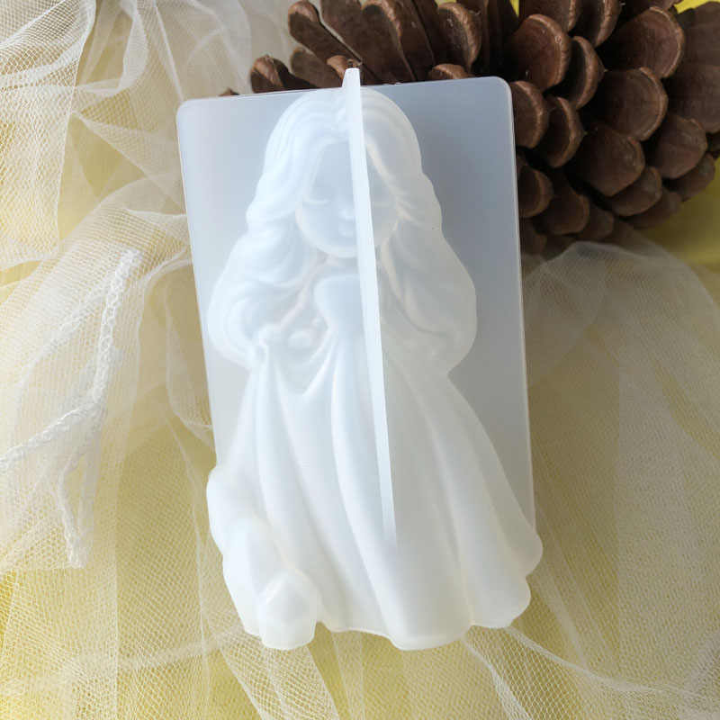 3D น่ารักเจ้าหญิงซิลิโคนเทียนแ - 3D Printing Model บทวิจารณ์และราคา