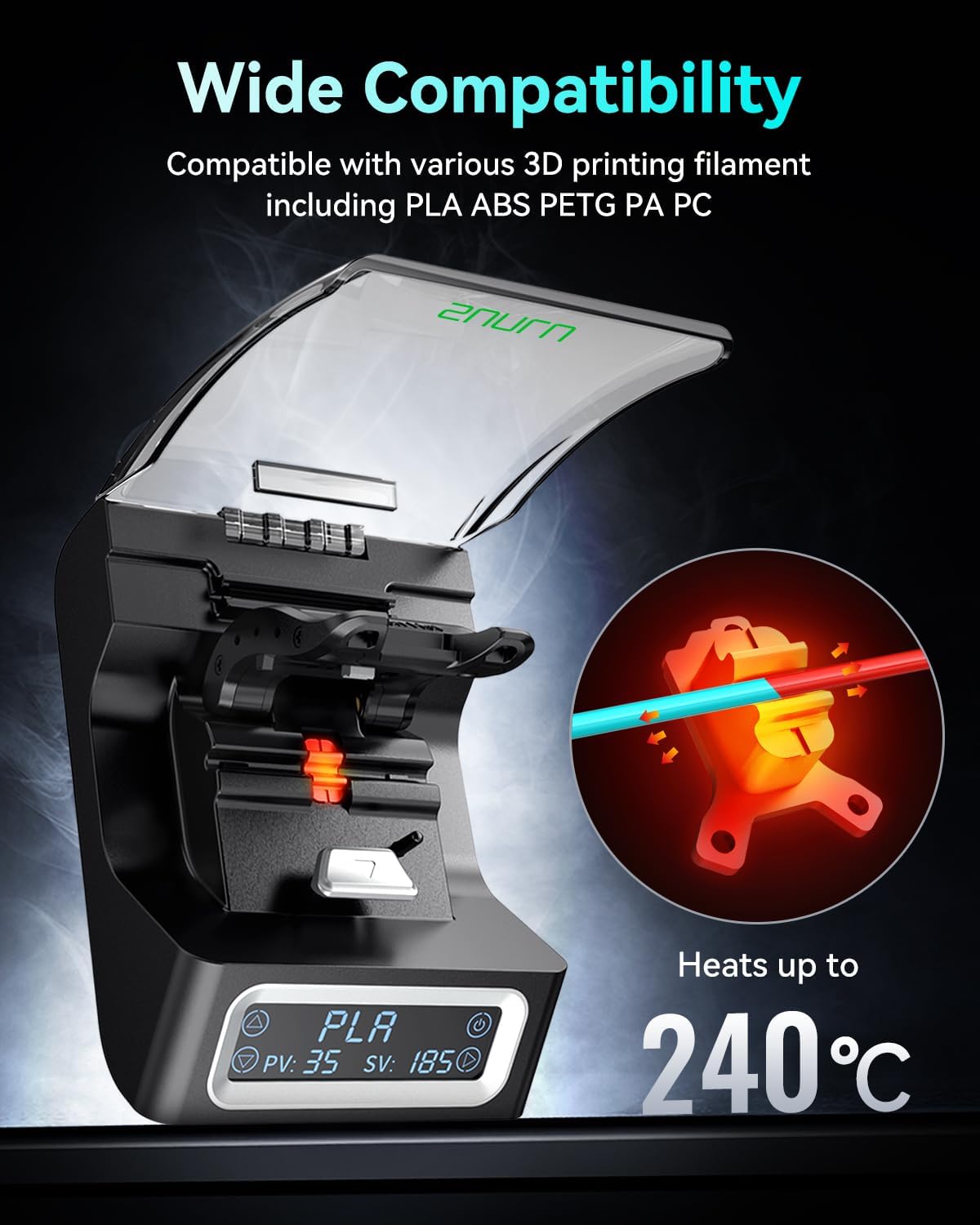 ตัวเชื่อมต่อเส้นพลาสติก SUNLU  - Abs Filament Spool บทวิจารณ์และราคา