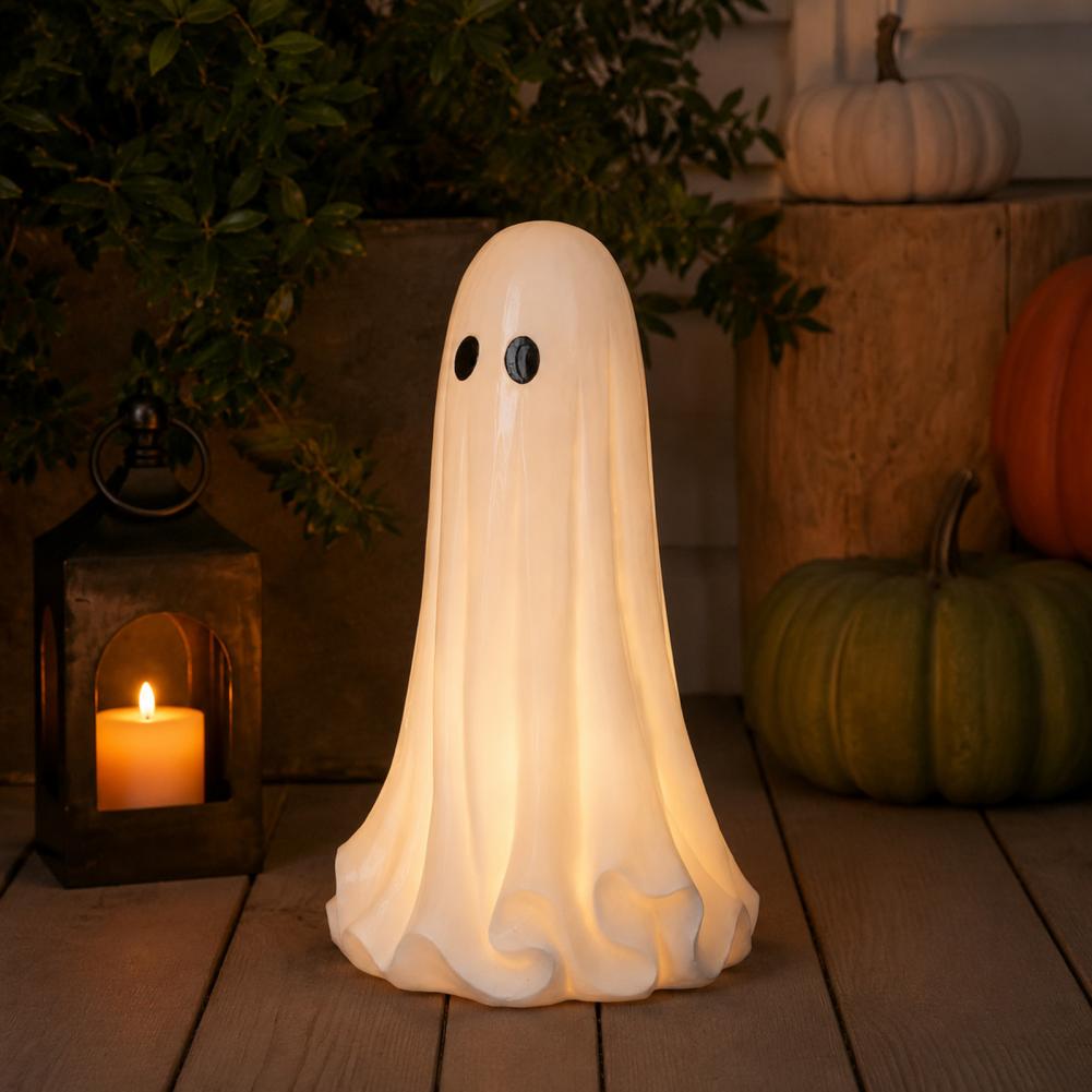 โคมไฟผีฮาโลวีนแบบมีแสง 3D พิมพ - 3D Printing Ghosting บทวิจารณ์และราคา
