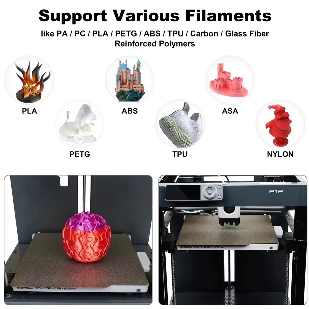 Bambulab X1c แผ่น 257x257 Pei  - 3D Printing Bambu Lab A1 บทวิจารณ์และราคา