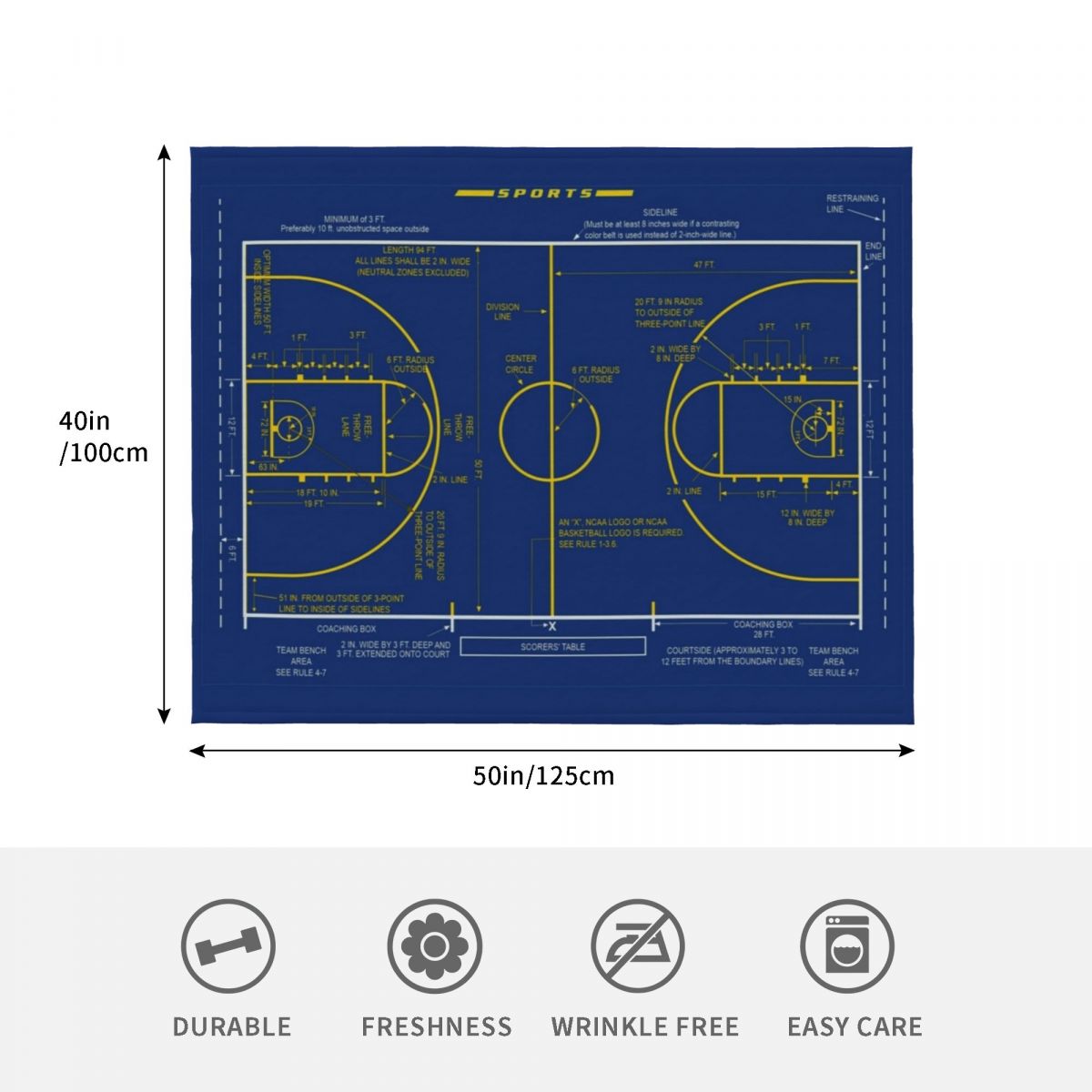 แผนผังสนามบาสเกตบอลมหาวิทยาลัย - 3D Printing Diagram บทวิจารณ์และราคา