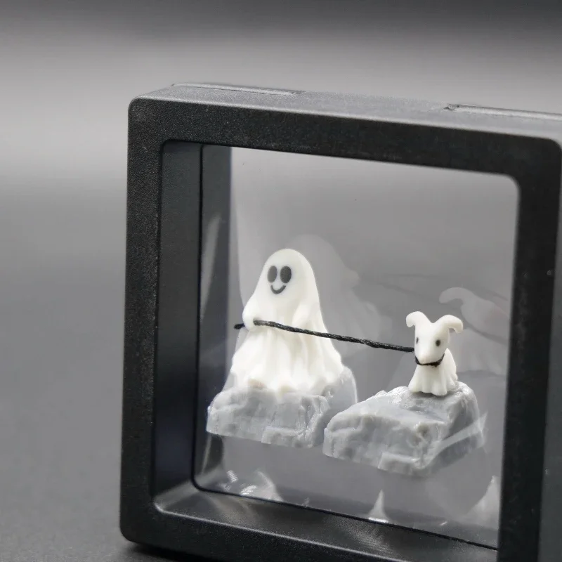 Ghost Puppy เรซิ่น Keycap Cust - 3D Printing Ghosting บทวิจารณ์และราคา