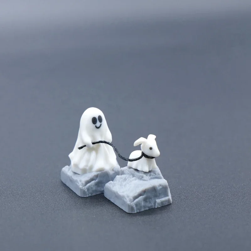 Ghost Puppy เรซิ่น Keycap Cust - 3D Printing Ghosting บทวิจารณ์และราคา