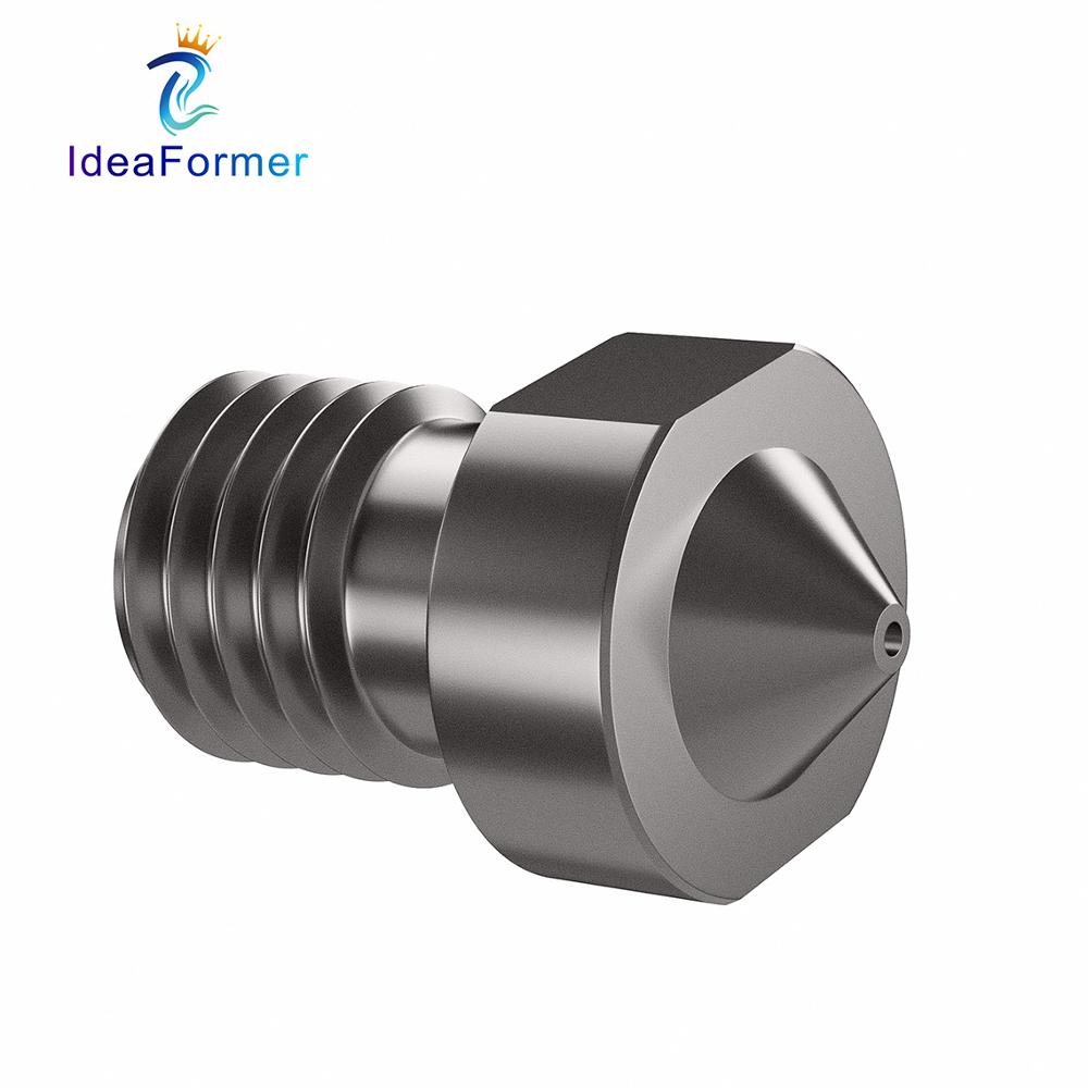 หัวฉีด V6 เหล็กชุบแข็ง 0.2/0.4 - 3D Printing Titanium บทวิจารณ์และราคา