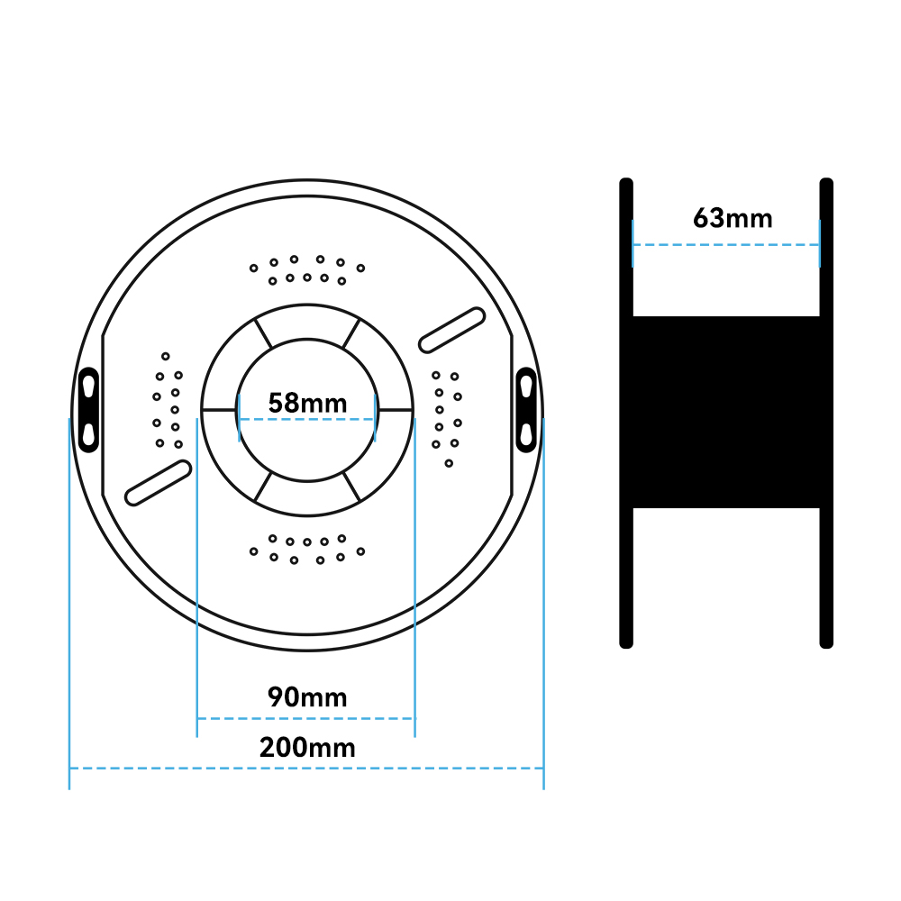 KINGROON เส้นใยพิมพ์ 3D ABS ขน - Abs Filament Spool บทวิจารณ์และราคา