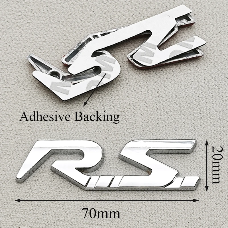 โลโก้ RS แบบ 3 มิติ สำหรับติดท - 3D Printing Online บทวิจารณ์และราคา