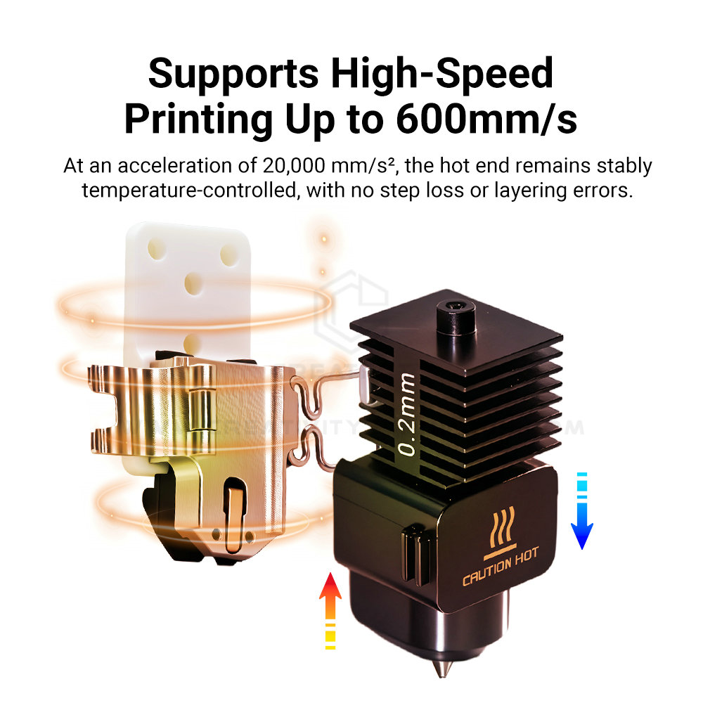 ชุดประกอบฮ็อตเอนด์เซอร์โคเนียร - 3D Printing Bambu Lab A1 บทวิจารณ์และราคา
