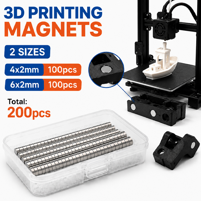 ชุดแม่เหล็กพิมพ์ 3 มิติ 200 ชิ - Enclosure 3D Printing บทวิจารณ์และราคา