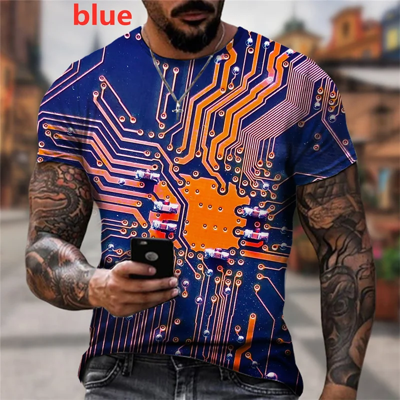 เสื้อยืดลายวงจรซีพียูสุดฮา เสื - 3D Printing Diagram บทวิจารณ์และราคา