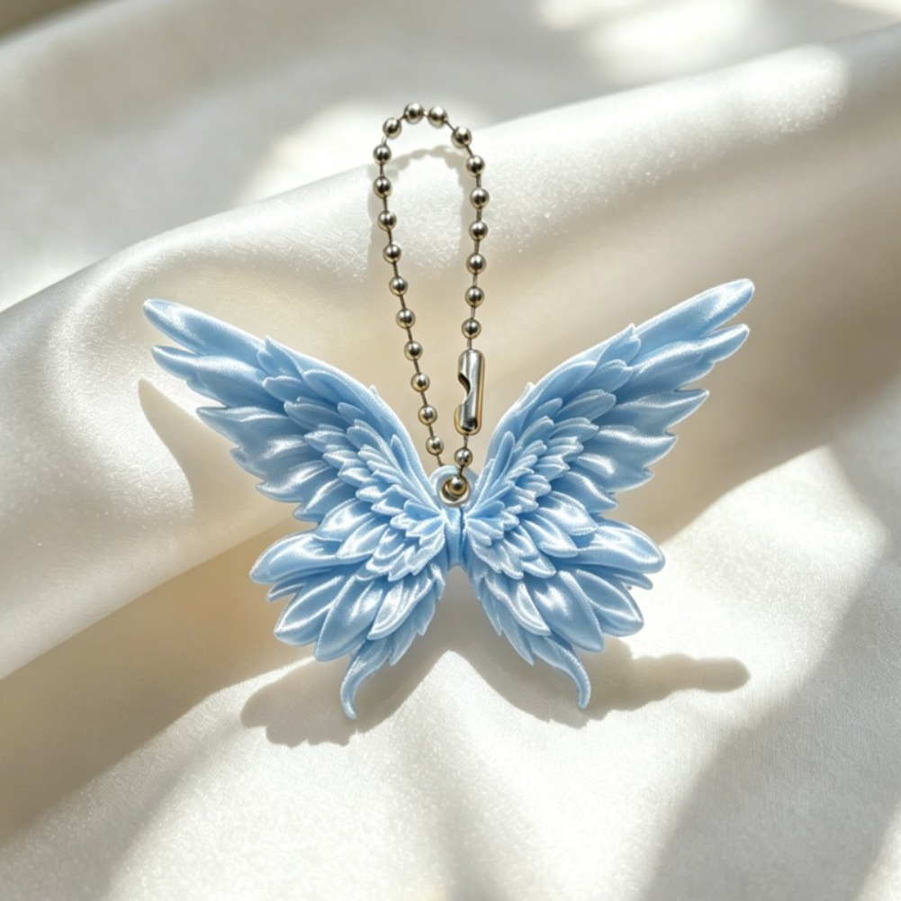 พวงกุญแจรูปปีกผีเสื้อแบบซ้อนน่ - 3D Printing Gif บทวิจารณ์และราคา