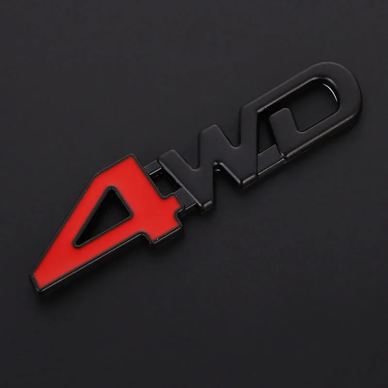 1 ชิ้นรถ 3D โลหะสติกเกอร์ 4WD  - 3D Printing Online บทวิจารณ์และราคา