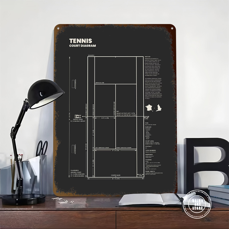 แผนผังสนามเทนนิส ภาพพิมพ์ 3 มิ - 3D Printing Diagram บทวิจารณ์และราคา