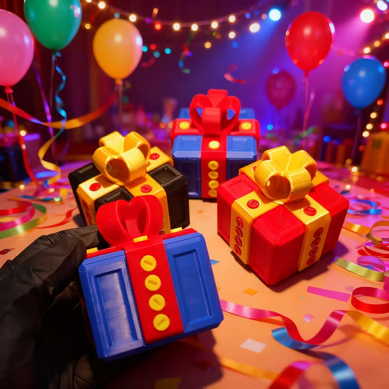 กล่องของขวัญพิมพ์ 3 มิติ ที่น่ - 3D Printing Gif บทวิจารณ์และราคา